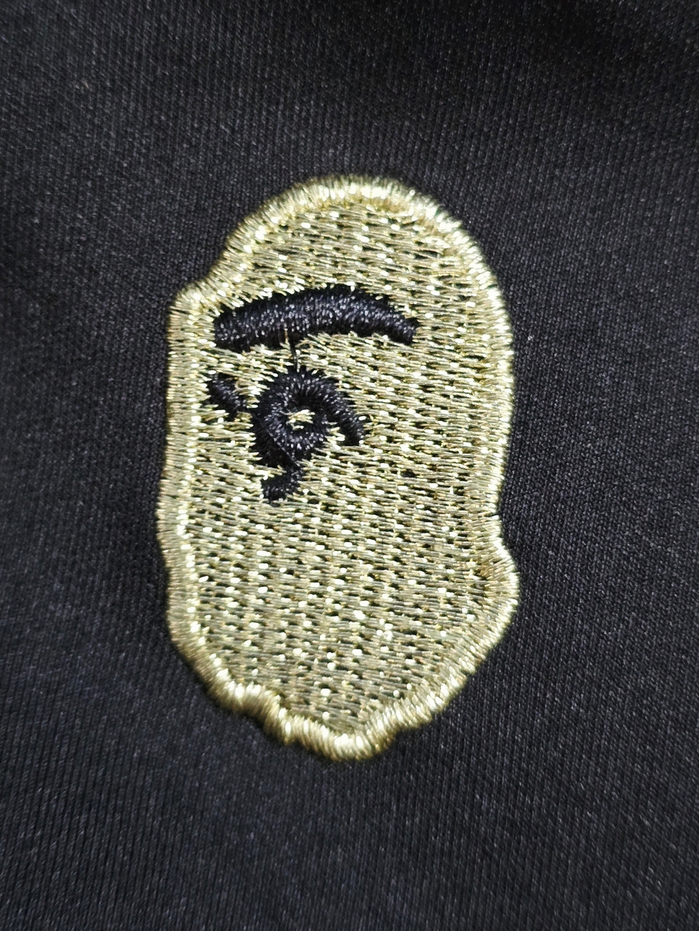 A Bathing Ape Black Full-Zip Hoodie Jacket Sz L - Picture 6 of 10